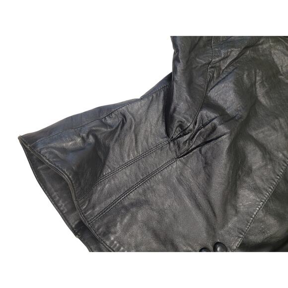 Authentic Vintage Black Leather Jacket - Picture 9 of 14